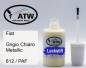 Preview: Fiat, Grigio Chiaro Metallic, 612 / PAF: 20ml Lackstift, von ATW Autoteile West.